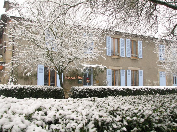 Christmas at 3 Place des Arbres, vegetarian B&B