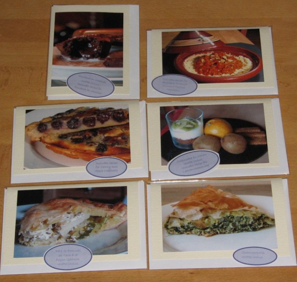 recipe cards available from 3 place des arbres